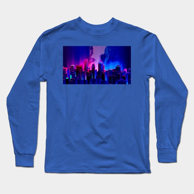 Colored Lights Long Sleeve T-Shirt by jasminaseidl